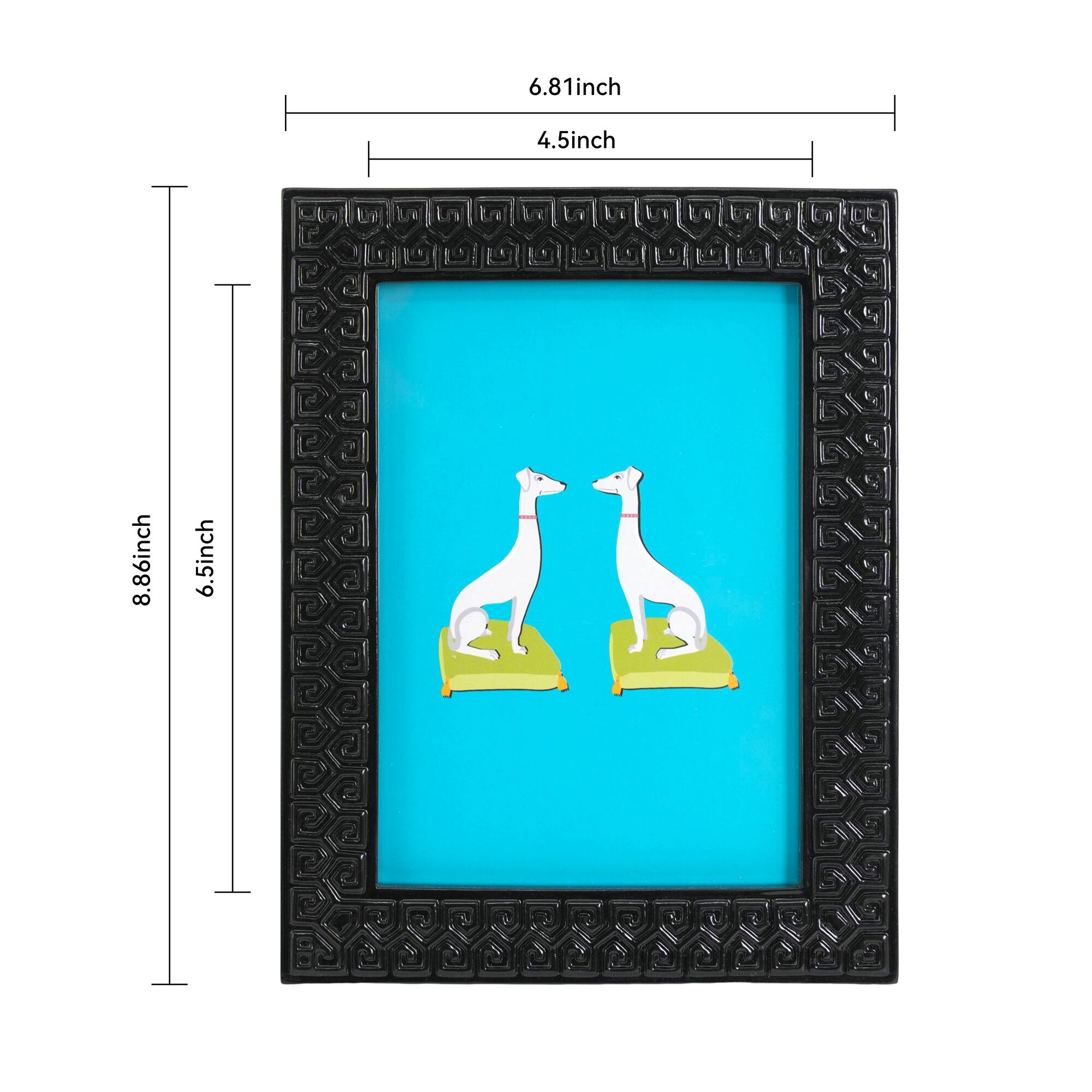 Jonathan Adler x Michaels 5" x 7" Black Greek Key Tabletop Frame